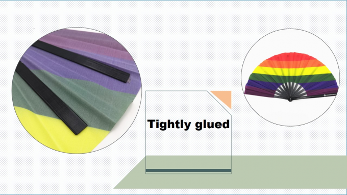 Quạt cầm tay gấp logo tùy chỉnh 13 inch Quạt cầm tay bằng tre gấp lớn Quạt thăng hoa trống để vỗ tay cho đám cưới và khiêu vũ 4