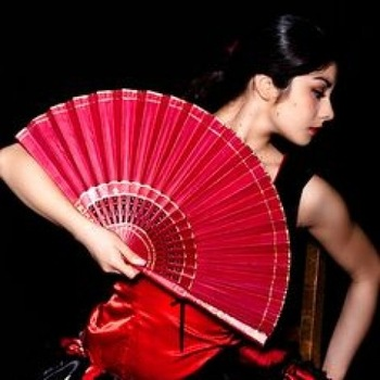 Quạt cầm tay gấp logo tùy chỉnh 13 inch Quạt cầm tay bằng tre gấp lớn Quạt thăng hoa trống để vỗ tay cho đám cưới và khiêu vũ 14