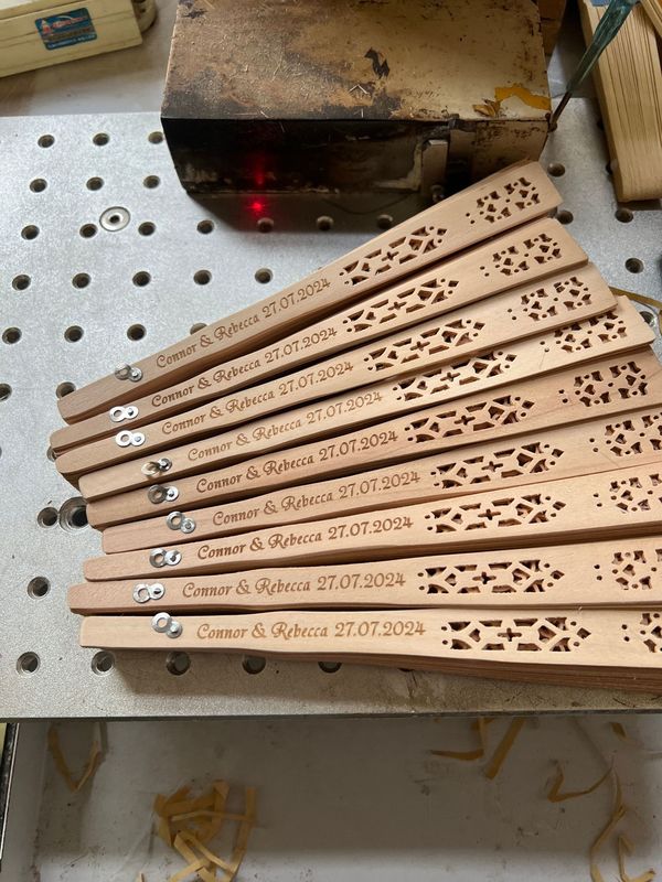 Customizable PYRAMID Style Bamboo Hand Fan for Holiday Decoration and Eco-Friendly Use