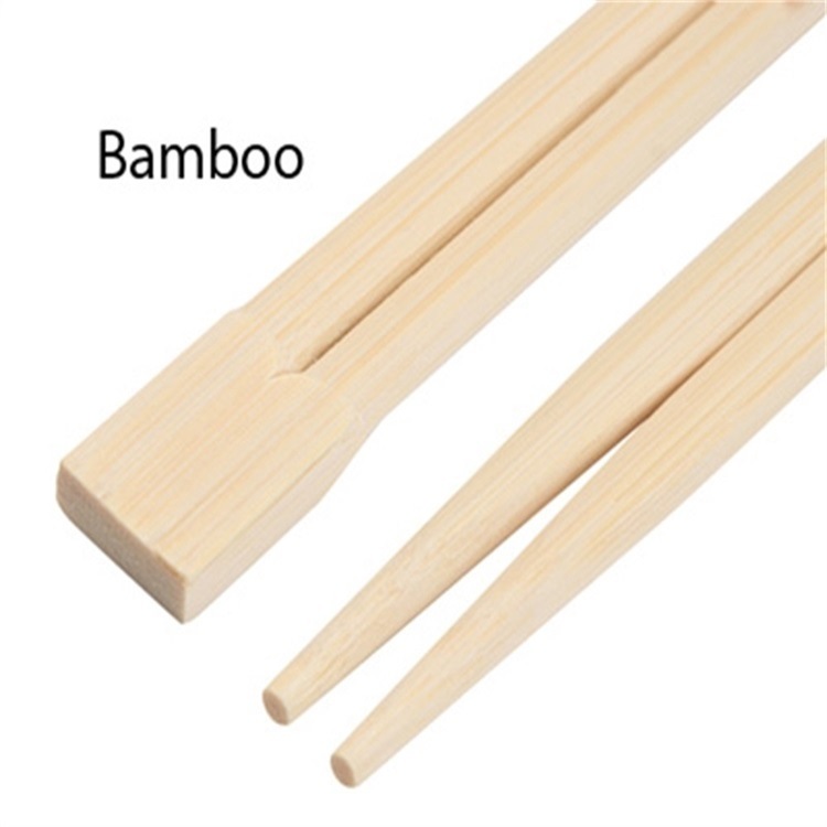 Disposable Bamboo Chopsticks 21cm 23cm 24cm Length Eco-Friendly Custom Logo Chinese Chopsticks