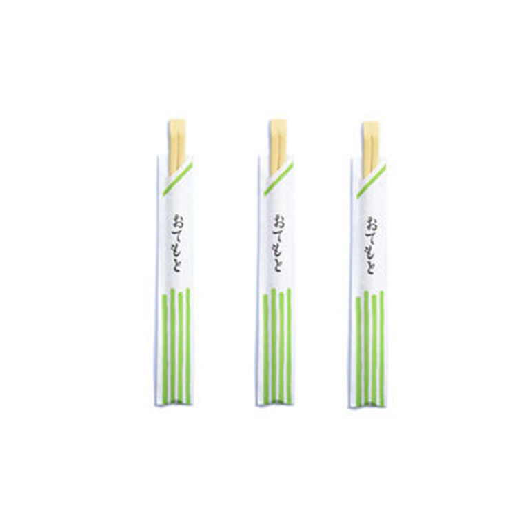 Custom Wrapper Sleeves Japanese Disposable Bamboo Chopsticks Made from 100% Natural Moso Bamboo with High Temperature Sterilization