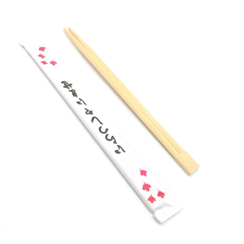 Wholesale 100% Natural Moso Bamboo Chopsticks with High Temperature Sterilization and Custom Logo Packaging for Sushi Restaurants