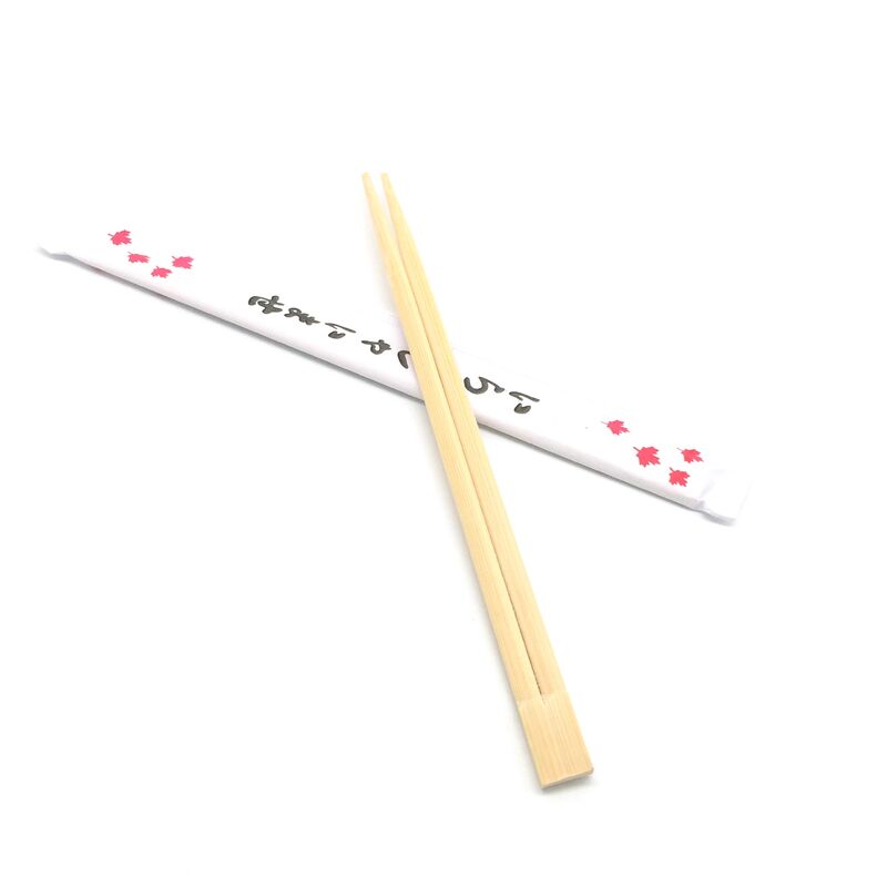 Wholesale 100% Natural Moso Bamboo Chopsticks with High Temperature Sterilization and Custom Logo Packaging for Sushi Restaurants
