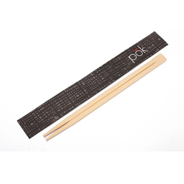 Custom Printed Disposable Bamboo Chopsticks Made from 100% Natural Moso Bamboo with High Temperature Sterilization